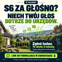 Mieszkańcy Bojana i Gminy Szemud walczą z hałasem z trasy S6. Powstała inicjatywa społeczna.