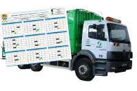 Harmonogram odbioru odpadów w Gminie Szemud na 2026 rok.