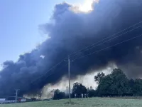 Pożar w Łebieńskiej Hucie!