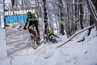 Wyścig kolarzy i biegaczy. Pomerania Winter w Gminie Szemud. 