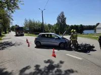 Kamień. 2000 zł mandatu za wymuszenie pierwszeństwa na motocykliście.