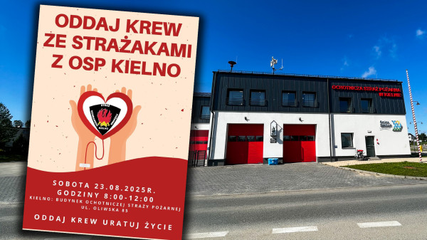 Kolejna Akcja Krew OSP Kielno już 23 sierpnia!