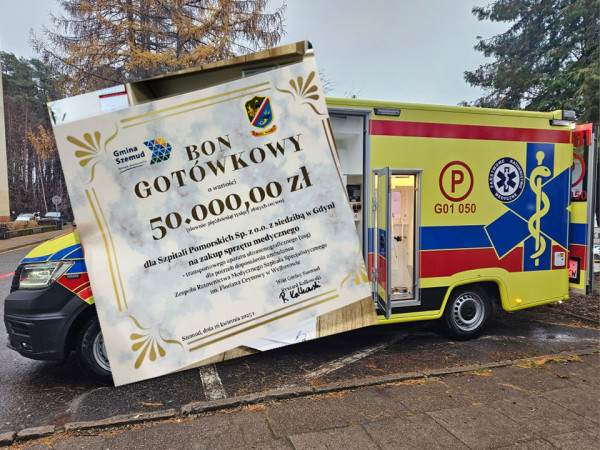 Mobilne USG w karetce. Gmina Szemud podnosi standardy opieki medycznej.