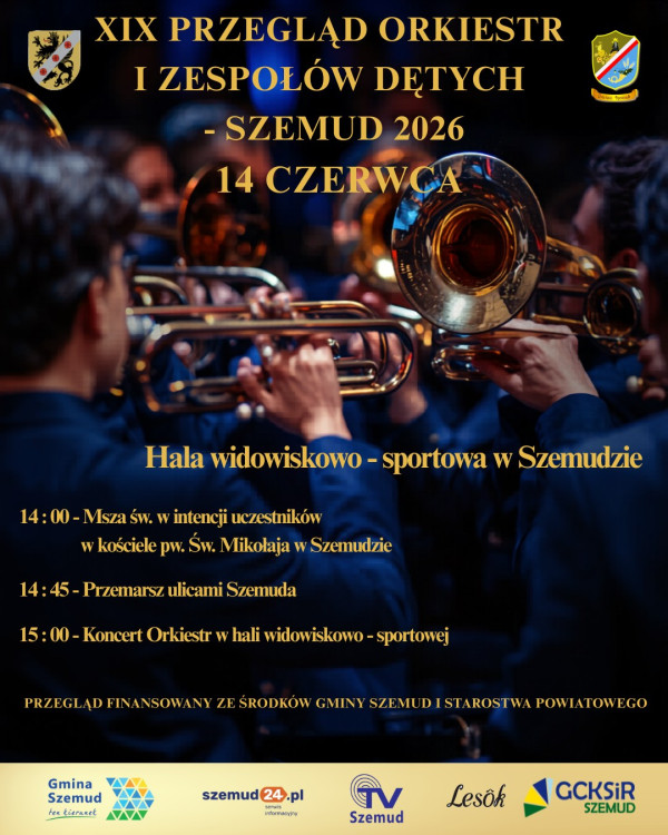XIX Przegląd Orkiestr i Zespołów Dętych - Szemud 2026