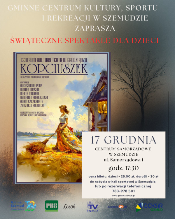 Świąteczne spektakle dla dzieci.