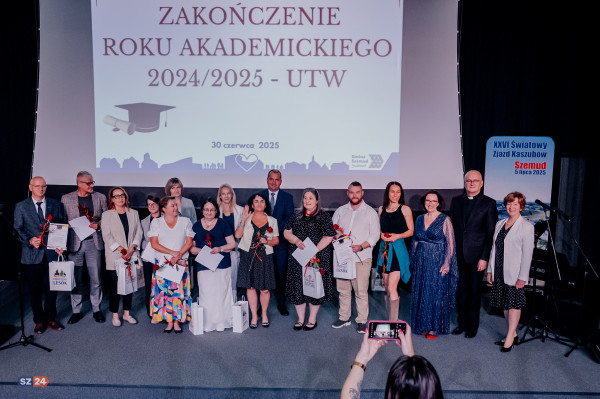 Fotorelacja - Zakończenie roku UTW 2024/2025 gminy Szemud.