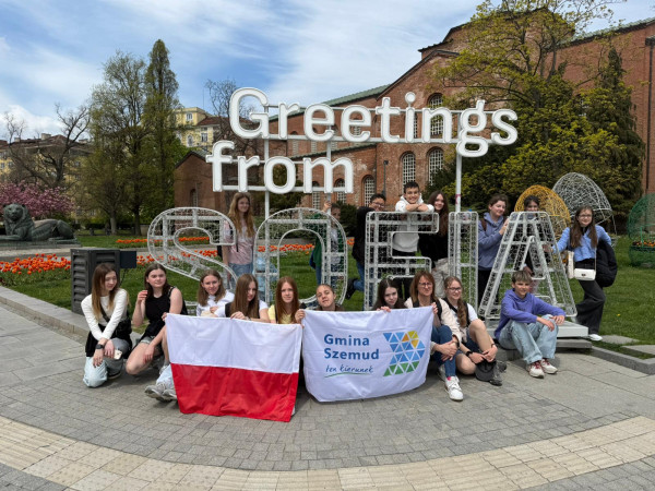 Z Szemuda do Sofii. Siódmoklasiści na międzynarodowym projekcie Erasmus+ w Bułgarii.