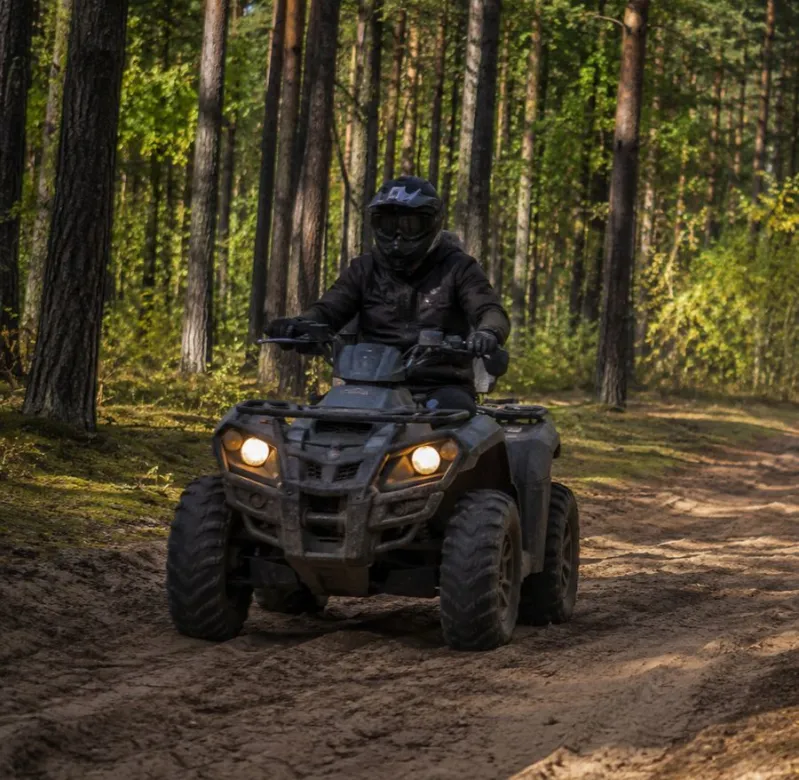 Wejherowo- Wzmozone kontrole quadow i motocykli crossowych na terenie gminy Linia.jpg