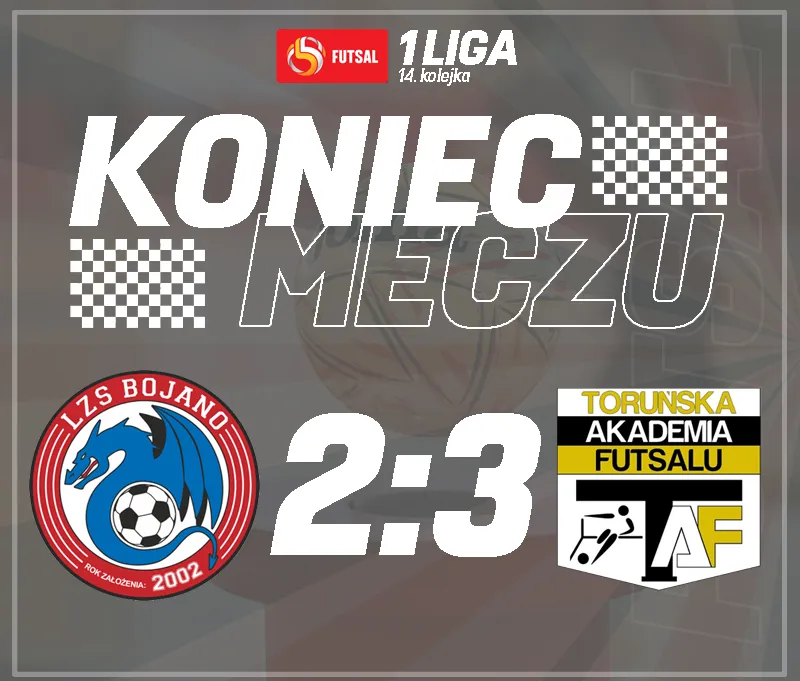 Futsal: Dragon Bojano – TAF Toruń.