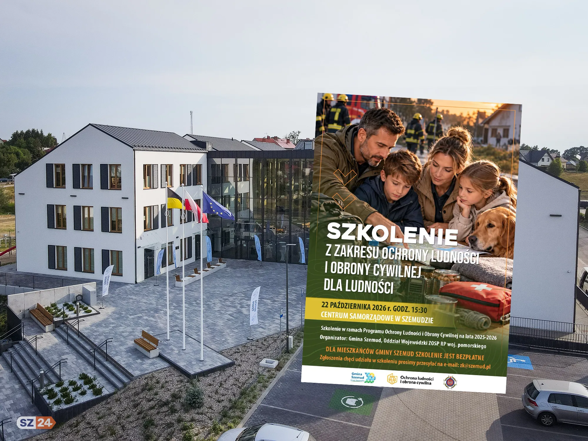 Bezpłatne szkolenie z ochrony ludności i obrony cywilnej w Szemudzie