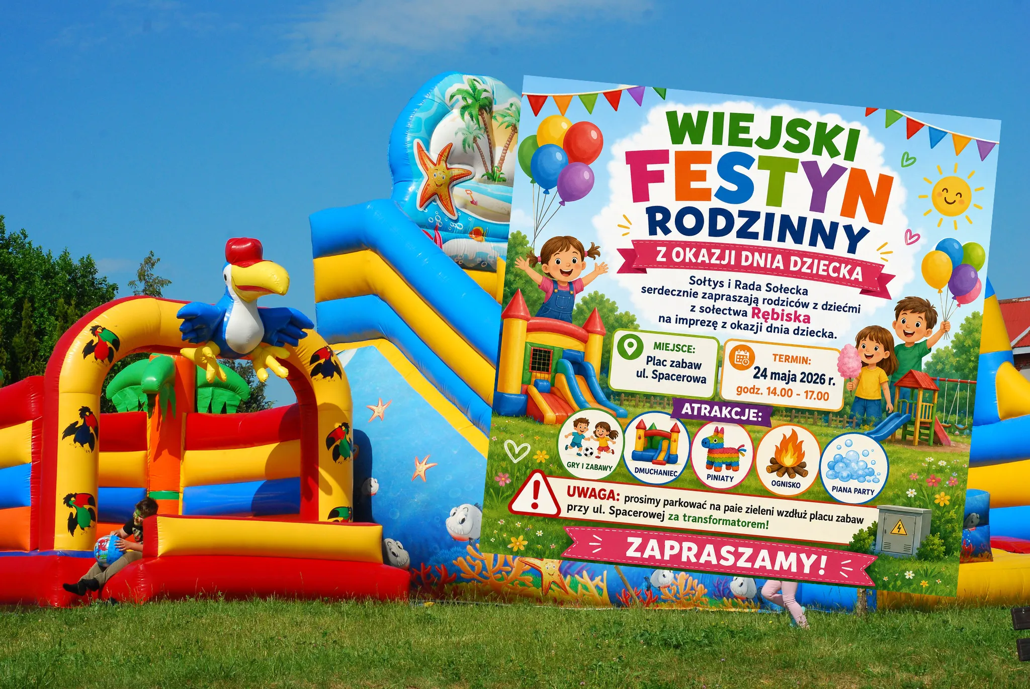 Rębiska. Wiejski Festyn Rodzinny, już w niedzielę.