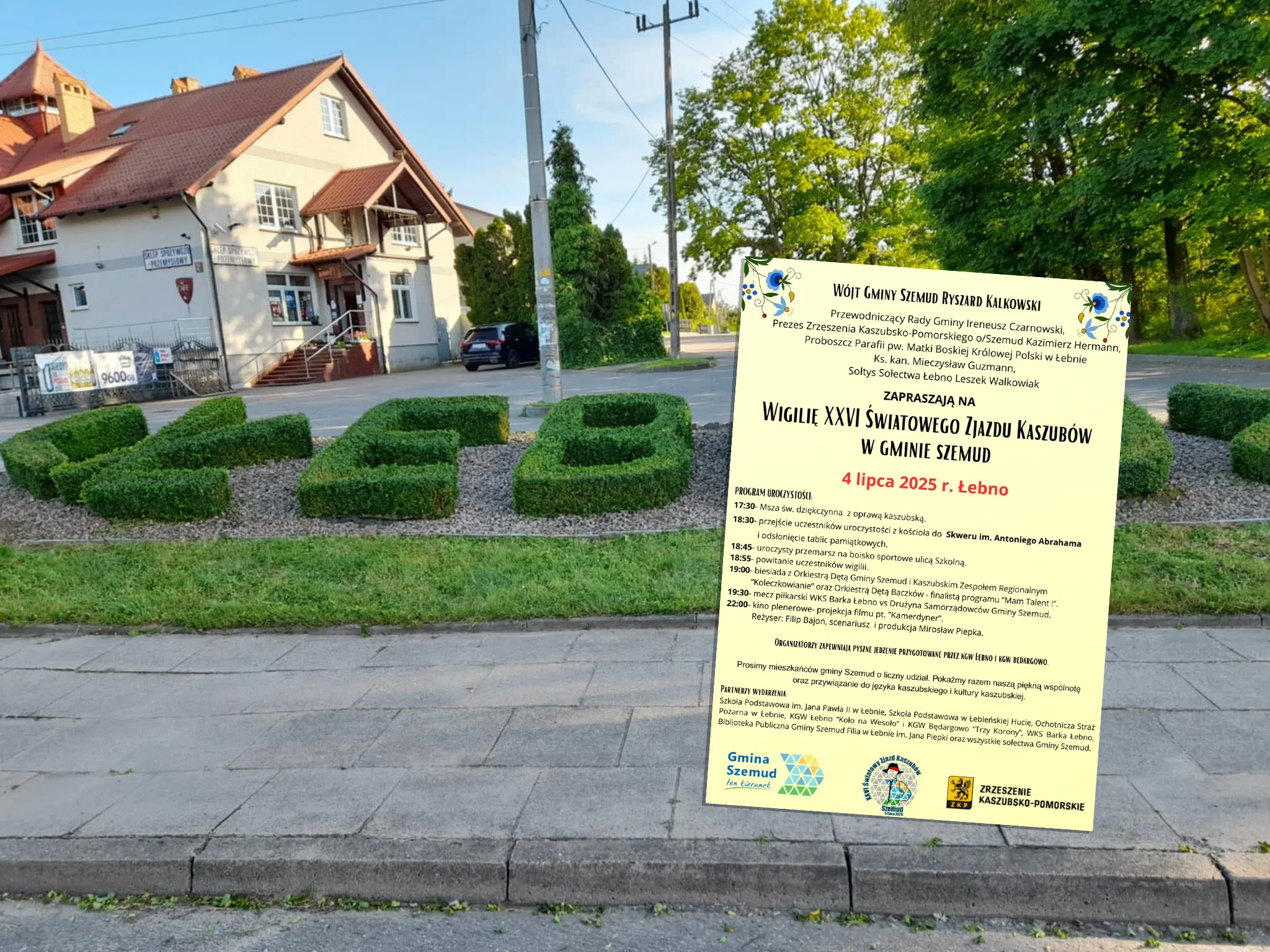 Fotorelacja - Wigilia XXVI Światowego Zjazdu Kaszubów Łebno, Gmina Szemud
