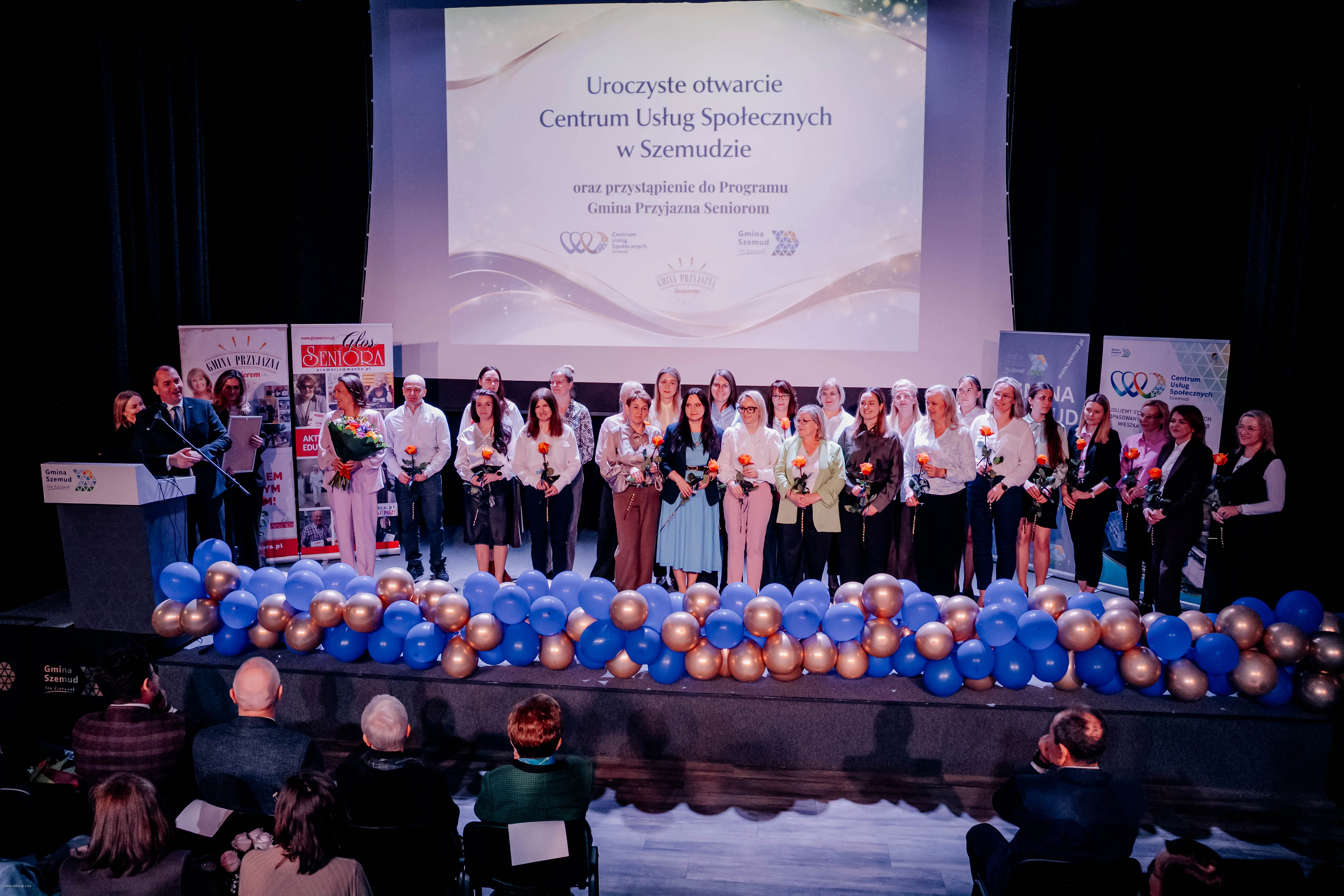 Fotorelacja - Otwarcie Centrum Usług Społecznych w Szemudzie.