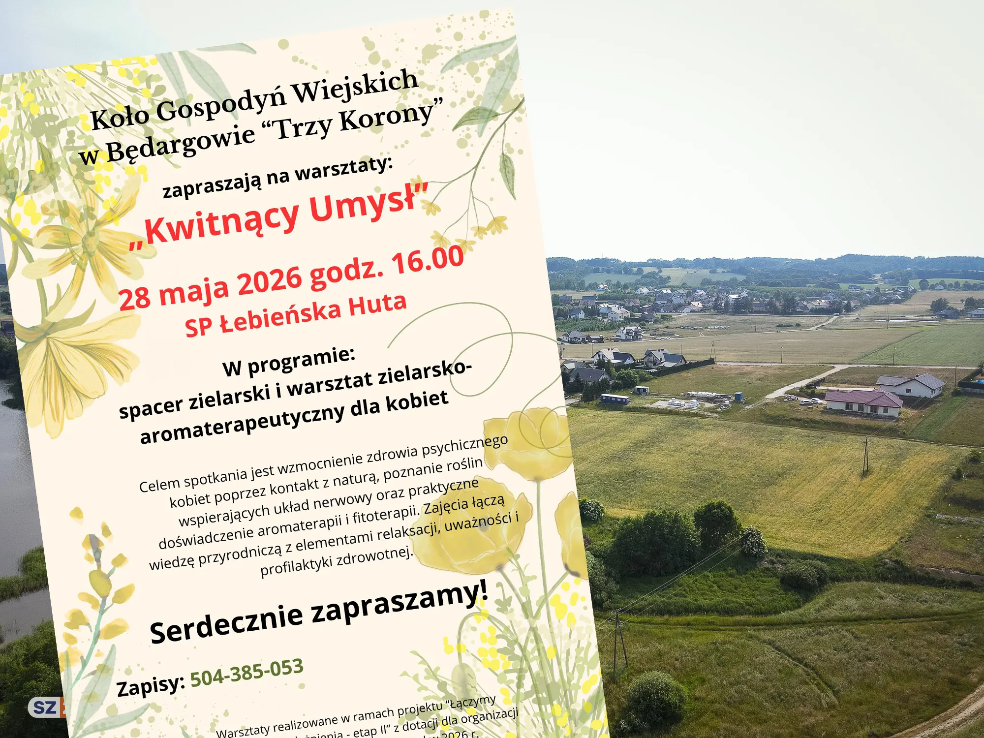Łebieńska Huta. Zrób coś dobrego dla siebie. Wyjątkowe warsztaty i giełda roślin już jutro.