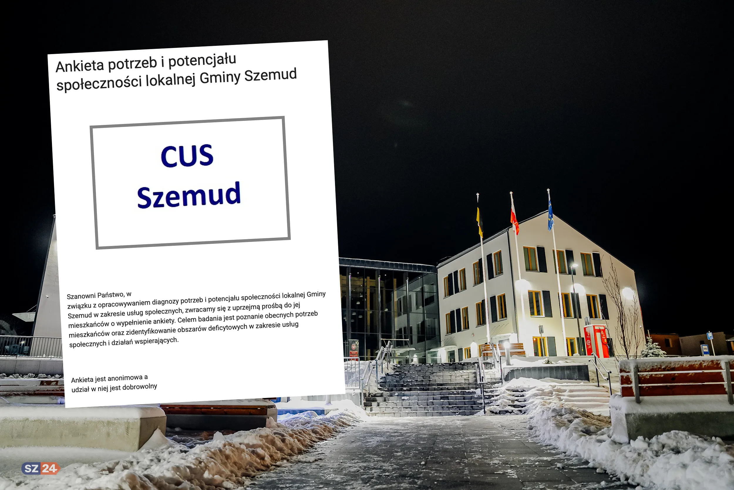 Wypełnij ankietę i zdecyduj o przyszłości wsparcia w Gminie Szemud.