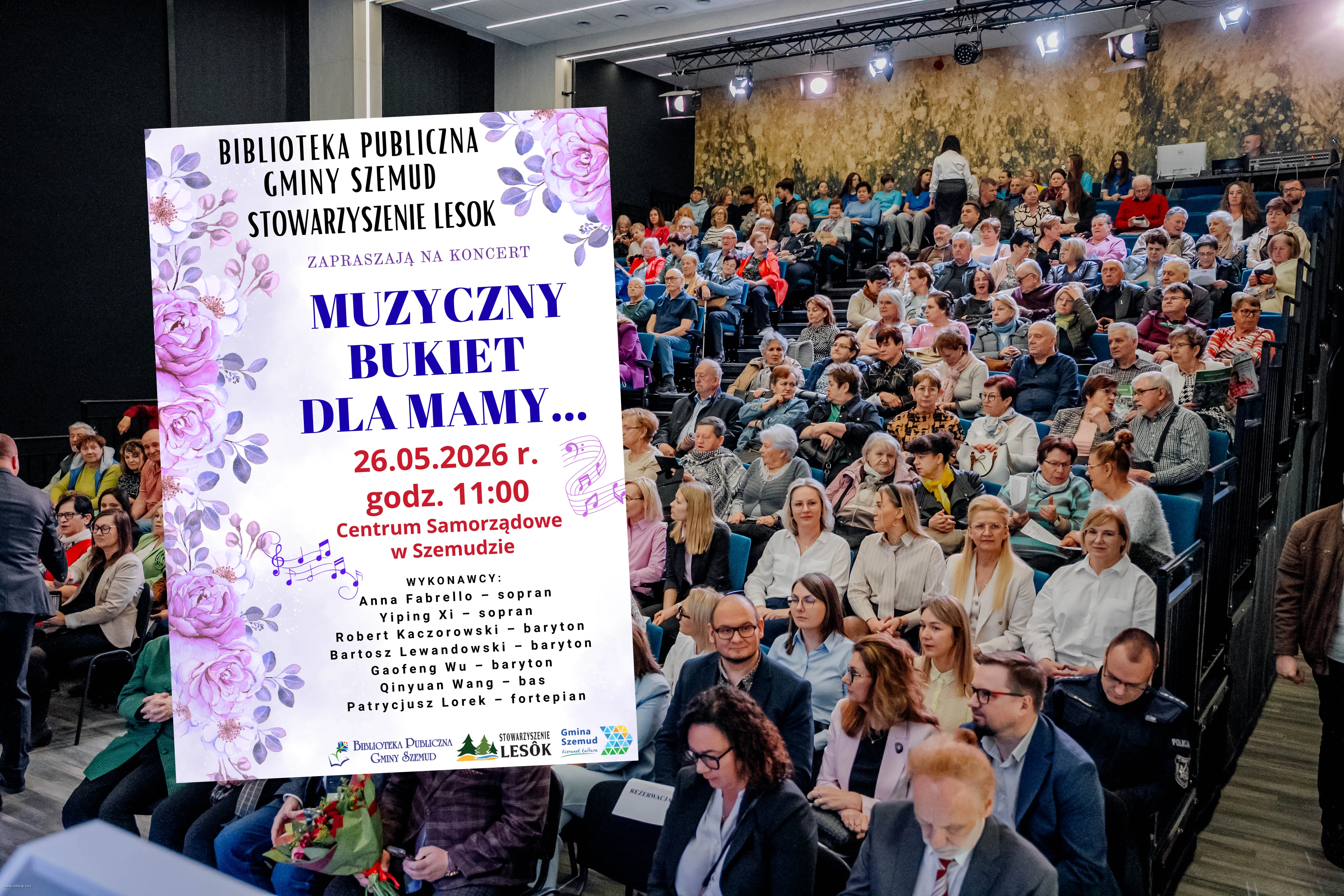 Wyjątkowy koncert operowy w Szemudzie.