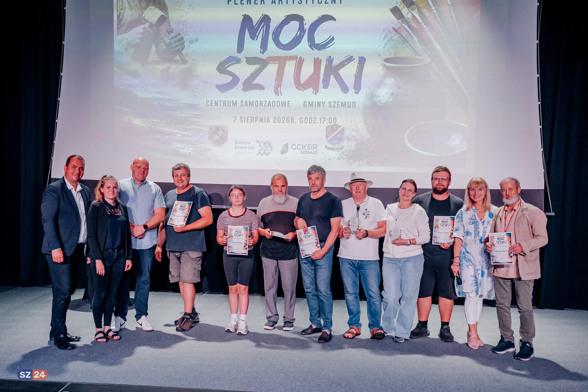 Podsumowanie 'Mocy Sztuki'. Oto nagrodzeni artyści tegorocznego pleneru w Gminie Szemud.