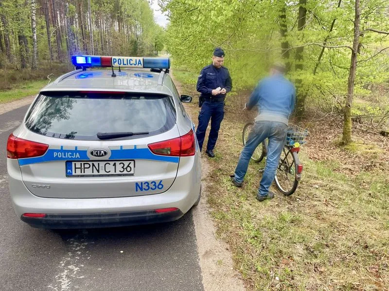 2500 zł mandatu dla 57-letniego rowerzysty. Policyjne kontrole w gminie Szemud. 