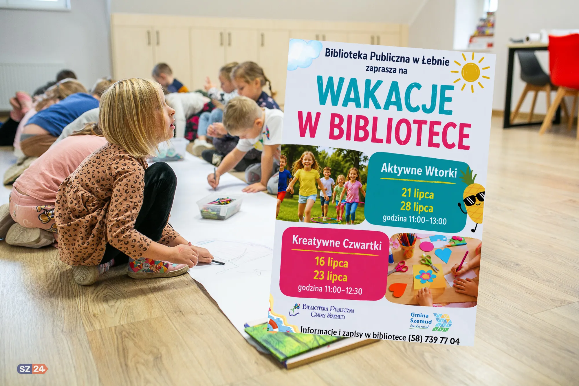 Kreatywne wakacje. Trwają zapisy na wtorkowe i czwartkowe warsztaty.