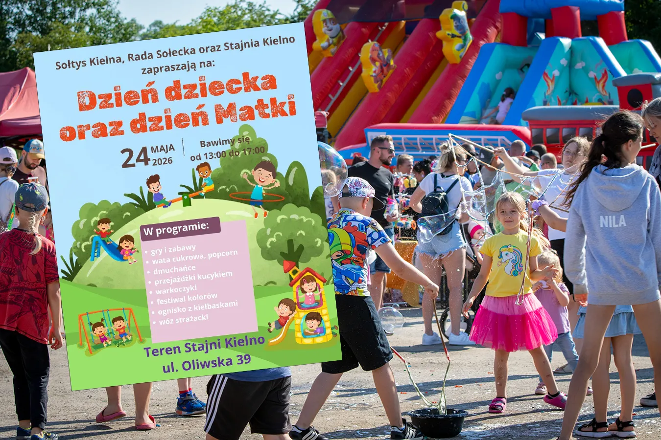 Festyn rodzinny w Kielnie. Sprawdź, jakie atrakcje czekają w najbliższą niedzielę!