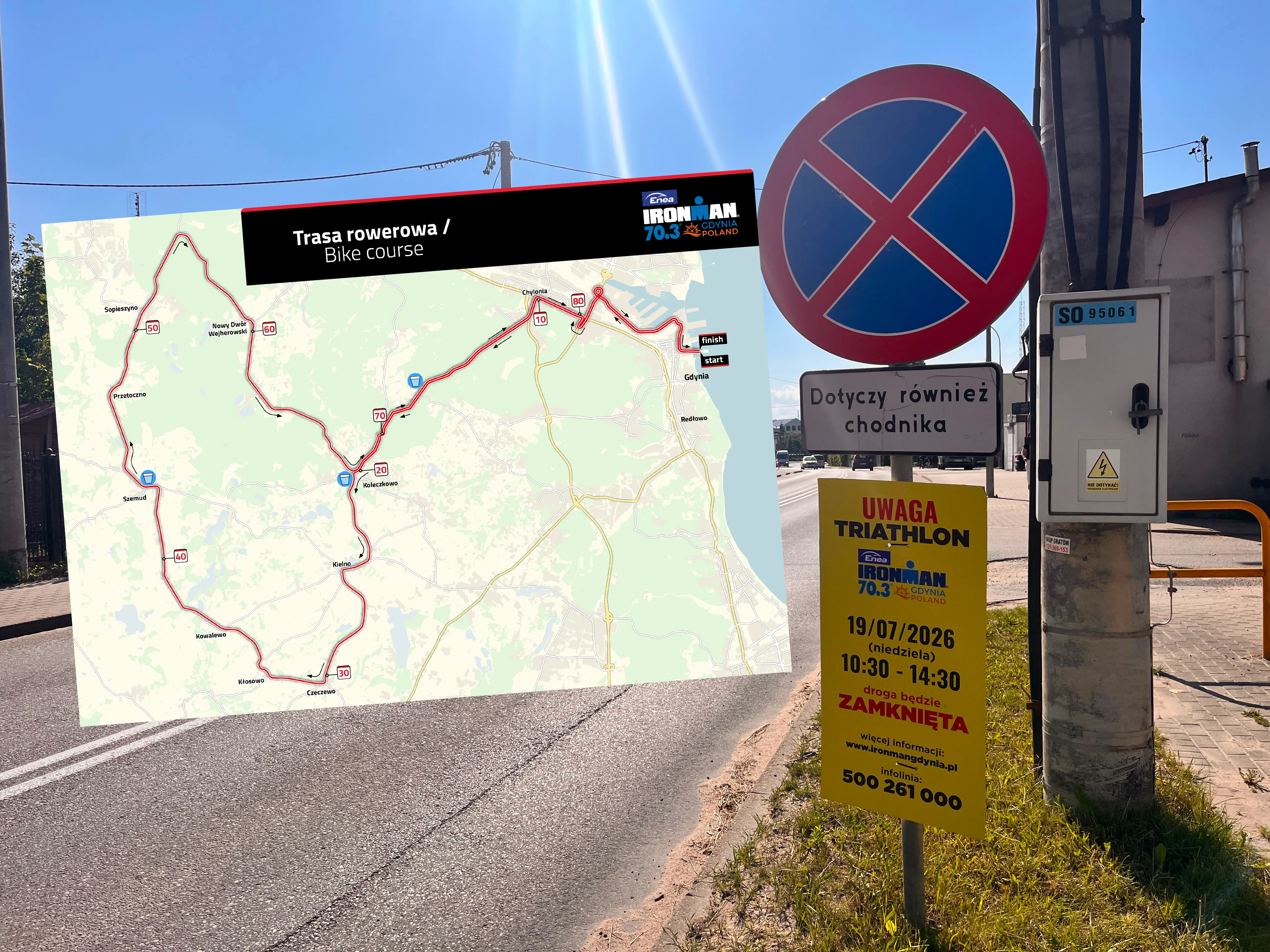 IRONMAN 70.3 Gdynia już w niedzielę! Sprawdź zmiany w ruchu i objazdy w Gminie Szemud