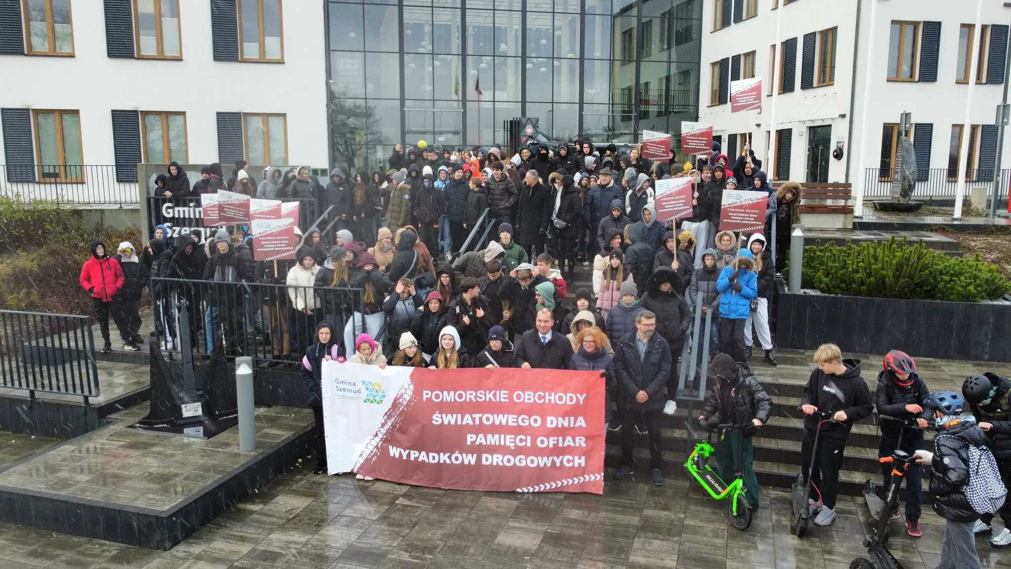 II Pomorskie Obchody Dnia Pamięci Ofiar Wypadków Drogowych w Szemudzie.